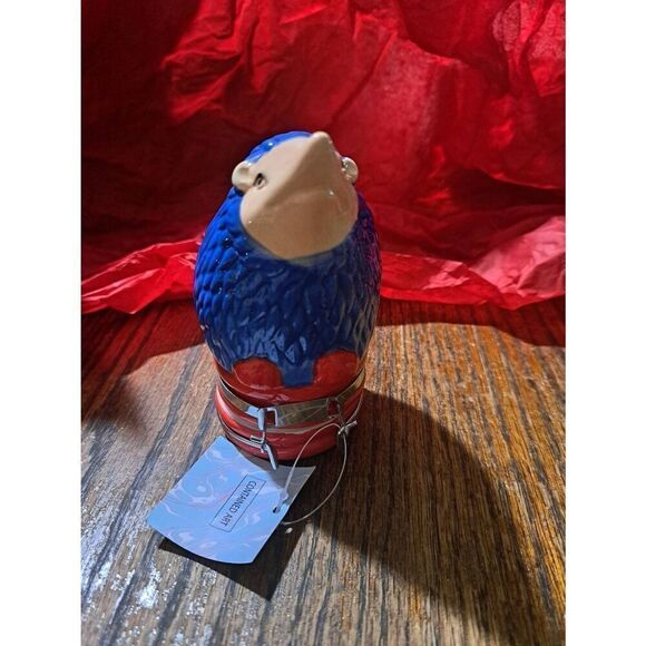 New Contained Art Hedgehog Air Tight Container Unique 420 Art Glass Stash Box - Picture 2 of 6